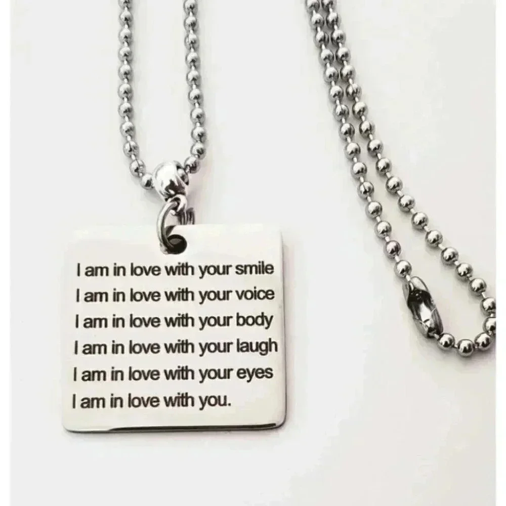 I'm In Love With You Necklace